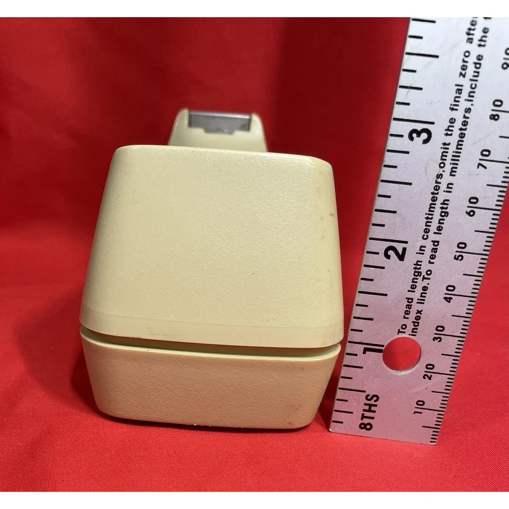 Scotch - Vintage Rare Tape Desk Dispenser M Sand Weighted Retro C38 3M